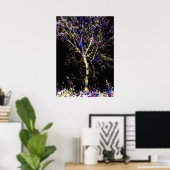 Moderne abstrakte Baum Poster (Heimbüro)