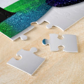 Moderne Abstrakte Bäume mit weißem Hintergrund Puzzle (Seite)