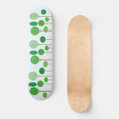 Moderne Abstrakte Bäume Skateboard (Vorderseite)