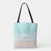 Moderne Abstrakte Beach Mother of the Bride Tasche (Rückseite)