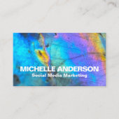 Moderne Abstrakte Berufliche Farbgebung Visitenkarte (Vorderseite)