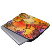 Moderne abstrakte Bilder Laptopschutzhülle (Vorne Knopf)