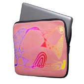 Moderne abstrakte Bilder Laptopschutzhülle (Vorderseite Links)