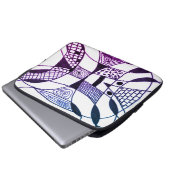 Moderne abstrakte Bilder Laptopschutzhülle (Vorne Knopf)