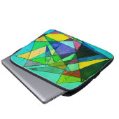 Moderne abstrakte Bilder Laptopschutzhülle (Vorne Knopf)