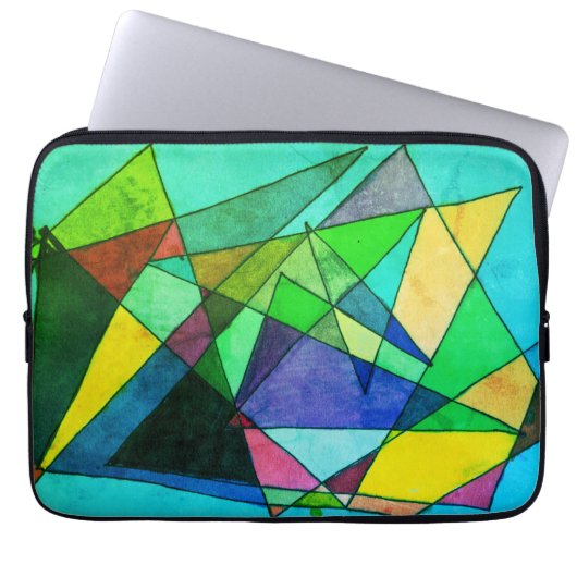 Moderne abstrakte Bilder Laptopschutzhülle (Vorderseite)