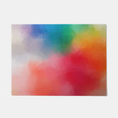 Moderne Abstrakte Blanche Elegant Fußmatte (Vorderseite)