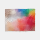 Moderne Abstrakte Blank-Elegant-Vorlage Fleecedecke (Vorderseite (Horizontal))