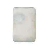 Moderne Abstrakte Blaue Creme Badematte (Vorderseite Vertikal)