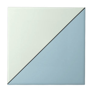 Moderne abstrakte blaue geometrische Dreiecke Fliese