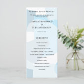 Moderne Abstrakte blaue Minimalistische Kunsthochz (Stehend Vorderseite)