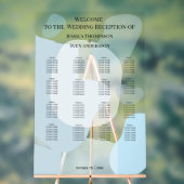 Moderne Abstrakte blaue Minimalistische Kunsthochz Acrylschild (Neutral)