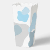 Moderne Abstrakte blaue Minimalistische Kunsthochz Geschenkschachtel (Rückseite)