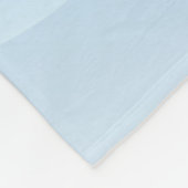 Moderne Abstrakte blaugraue Fraktal Grafik Fleecedecke (Ecke)