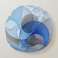 Moderne Abstrakte blaugraue Fraktal Grafik