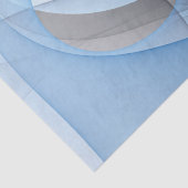 Moderne Abstrakte blaugraue Fraktal Grafik Seidenpapier (Detail)