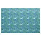 Moderne Abstrakte blaugrüne Malerei Stoff (Yard (91,4 cm))