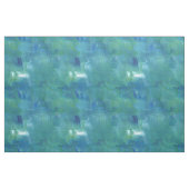Moderne Abstrakte blaugrüne Malerei Stoff (Fat Quarter (45,7 x 55,9 cm))