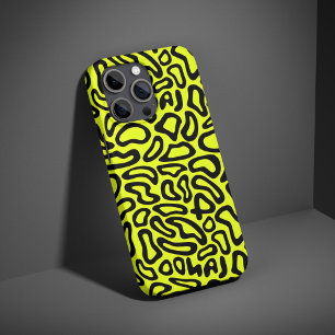 Moderne abstrakte Blob-Muster-Handyhülle – Racing iPhone 16 Hülle