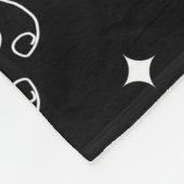 moderne abstrakte Blume Fleecedecke (Ecke)