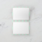 Moderne Abstrakte Blumen Elegante Personalisiert (Innenseite)