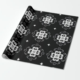 moderne abstrakte Blumen Geschenkpapier