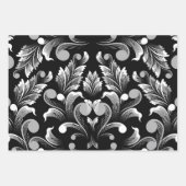 Moderne Abstrakte Blumen Geschenkpapier Set (Vorderseite 2)