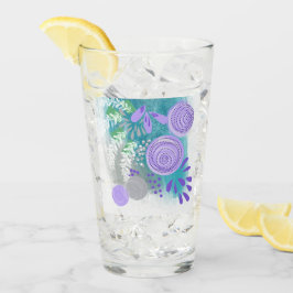 Moderne Abstrakte Blumen Glas