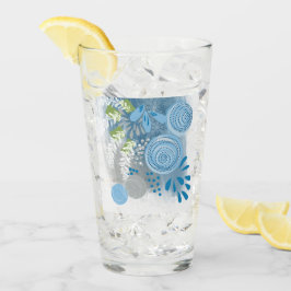 Moderne Abstrakte Blumen Glas