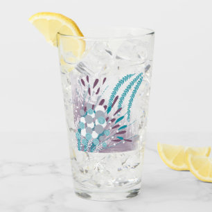 Moderne Abstrakte Blumen Glas