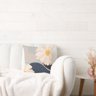 Moderne Abstrakte Blumen Kissen