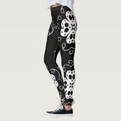 moderne abstrakte Blumen Leggings (Links)