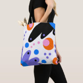 Moderne Abstrakte Blumen Tasche (Von Nahem)