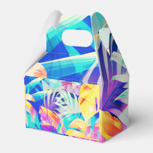 Moderne Abstrakte Blumenfarbe Geschenkschachtel