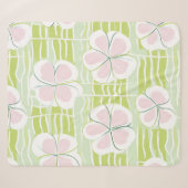 Moderne abstrakte Blumengestaltung (9) Sherpadecke (Vorderseite (Horizontal))