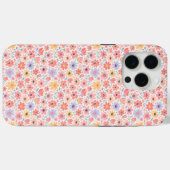 Moderne abstrakte Blumengestaltung Case-Mate iPhone Hülle (Rückseite (Horizontal))