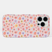 Moderne abstrakte Blumengestaltung iPhone Hülle (Rückseite (Horizontal))