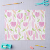 Moderne abstrakte Blumenlinienmuster (1) Seidenpapier (Basteln)