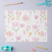 Moderne abstrakte Blumenlinienmuster (5) Seidenpapier (Basteln)