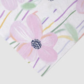 Moderne abstrakte Blumenlinienmuster (6) Seidenpapier (Detail)