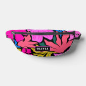 Moderne Abstrakte Blumenmuster Bauchtasche (Ablage )