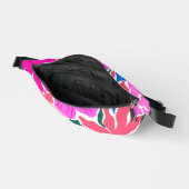 Moderne Abstrakte Blumenmuster Bauchtasche (Offen)