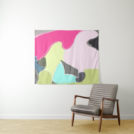 Moderne abstrakte Bochobänder Wandteppich (Beispiel (Horizontal))