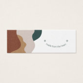 Moderne Abstrakte Boho Earring Display Card (Vorderseite)