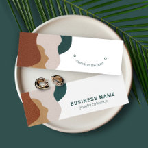 Moderne Abstrakte Boho Earring Display Card