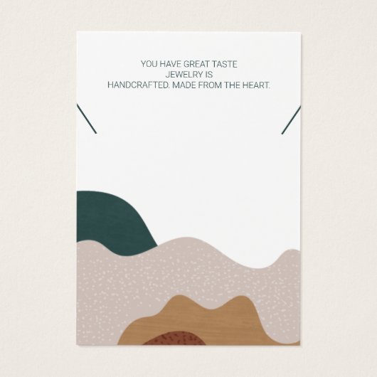 Moderne Abstrakte Boho-Netzwerkkarte (Rückseite)