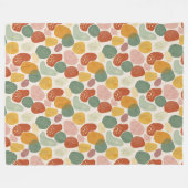 Moderne abstrakte Boho-Regenbogen-Decke Design Fleecedecke (Vorderseite (Horizontal))