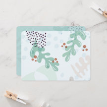 Moderne abstrakte botanische gelbe Billy-Button-Bl