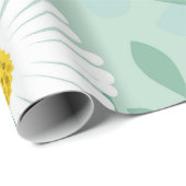 Moderne abstrakte botanische Strandaster Geschenkpapier (Rolleneckpunkt)