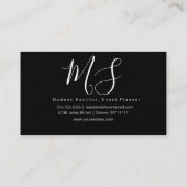 Moderne Abstrakte Collage Tropical Coral Aquamarin Visitenkarte (Rückseite)